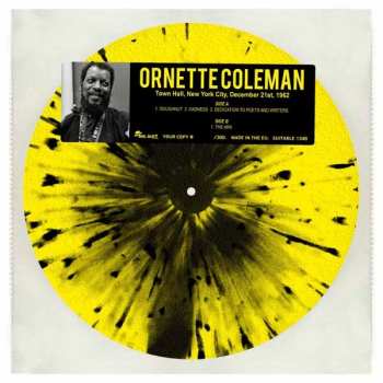 LP Ornette Coleman: Town Hall, New York City, December 21st, 1962 CLR | LTD | NUM