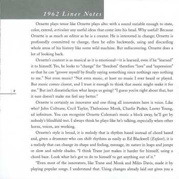 CD Ornette Coleman: Ornette On Tenor