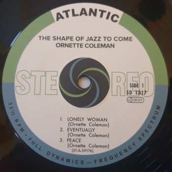 LP Ornette Coleman: The Shape Of Jazz To Come