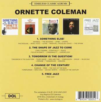 5CD Ornette Coleman: Timeless Classic Albums