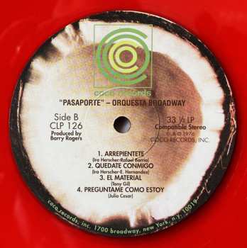 LP Orquesta Broadway: Pasaporte CLR