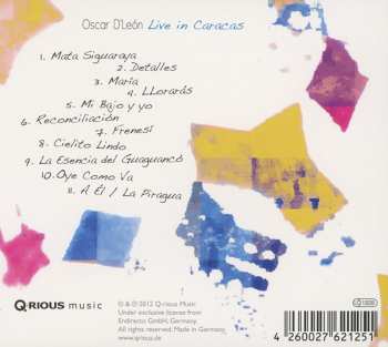 CD Oscar D' León: Live In Caracas