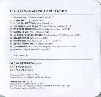 CD Oscar Peterson: The Jazz Soul Of Oscar Peterson LTD