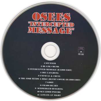 CD Thee Oh Sees: Intercepted Message