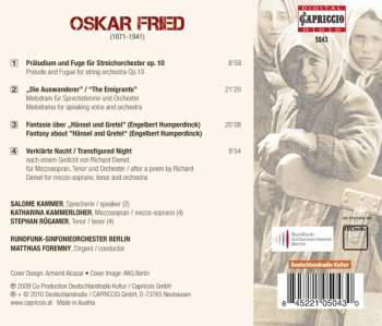 CD Rundfunk-Sinfonieorchester Berlin: Die Auswanderer = The Emigrants / Verklärte Nacht = Transfigured Night