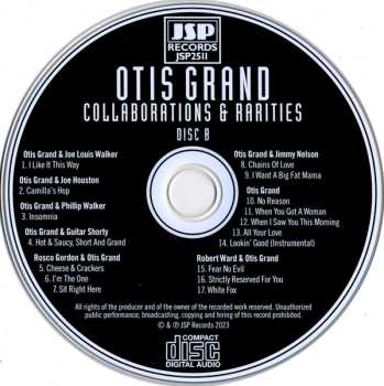 2CD Otis Grand: Live At Burnley Blues Festival ~ Collaborations & Rarities