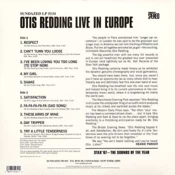 LP Otis Redding: Otis Redding Live In Europe