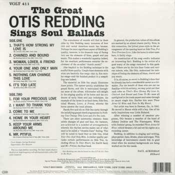 LP Otis Redding: The Great Otis Redding Sings Soul Ballads