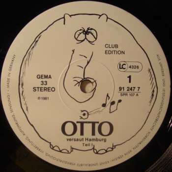 LP Otto Waalkes: Otto Versaut Hamburg