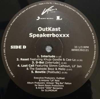 4LP OutKast: Speakerboxxx / The Love Below