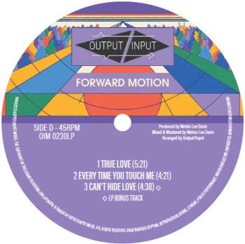 2LP Output/Input: Forward Motion