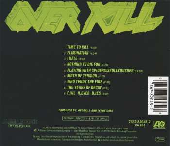 CD Overkill: The Years Of Decay