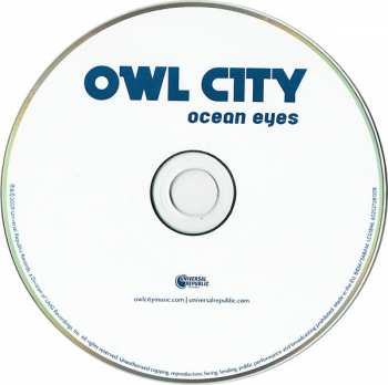 CD Owl City: Ocean Eyes