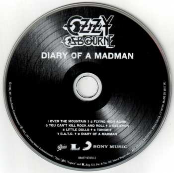 CD Ozzy Osbourne: Diary Of A Madman