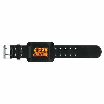 Merch Ozzy Osbourne: Leather Bracelet Logo Ozzy Osbourne