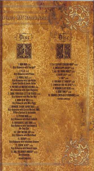 4CD/Box Set Ozzy Osbourne: Prince Of Darkness