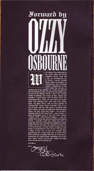 4CD/Box Set Ozzy Osbourne: Prince Of Darkness