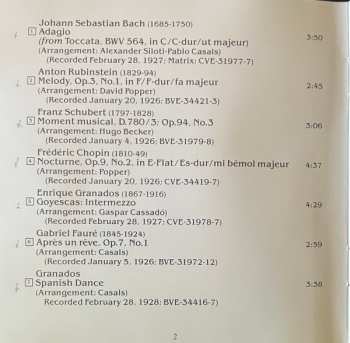 CD Pablo Casals: Early Recordings 1925 - 1928