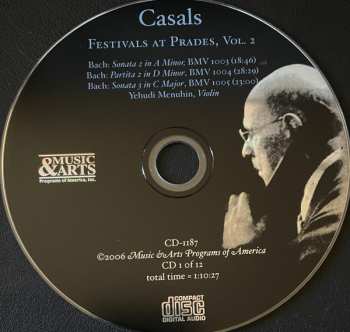 12CD/Box Set Pablo Casals: Casals Festivals At Prades, Vol. 2 