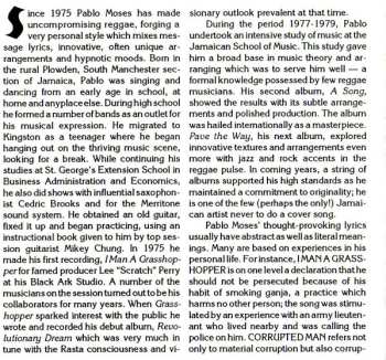 CD Pablo Moses: Revolutionary Dream