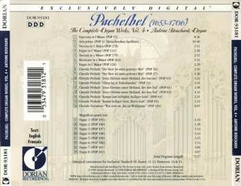 CD Johann Pachelbel: The Complete Organ Works Volume 4