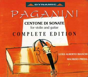 3CD/Box Set Niccolò Paganini: Centone Di Sonate For Violin And Guitar - Complete Edition
