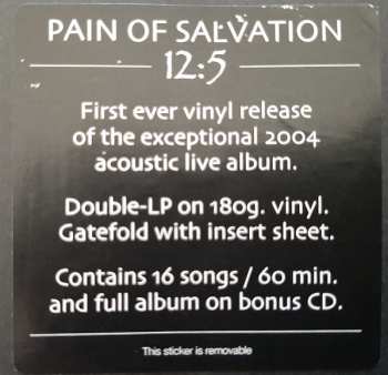 2LP/CD Pain Of Salvation: 12:5