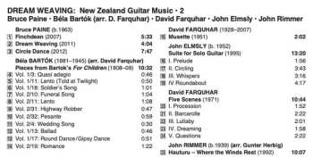 CD Béla Bartók: Dream Weaving (New Zealand Guitar Music • 2)