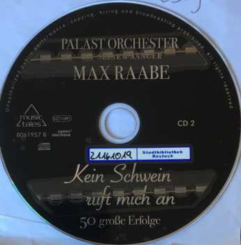 2CD Palast Orchester Mit Seinem Sänger Max Raabe: Kein Schwein Ruft Mich An