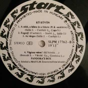 LP Pandora's Box: Kő Kövön