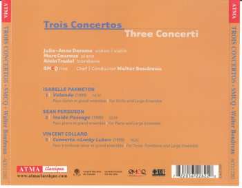 CD Alain Trudel: Trois Concertos