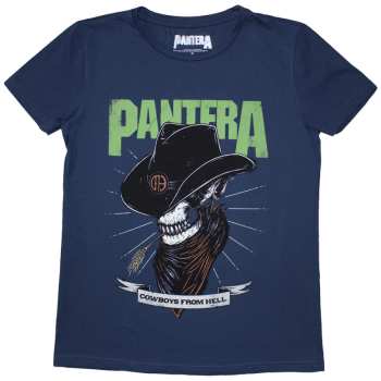Merch Pantera: Women's T-shirt Skeleton Cowboy