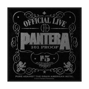 Merch Pantera: Patch 101% Proof 