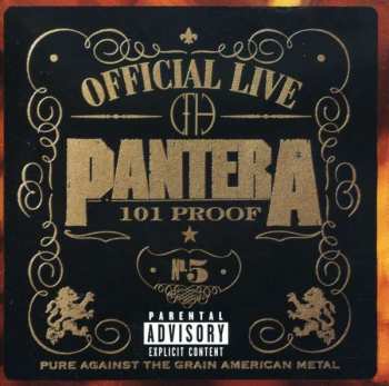 CD Pantera: Official Live: 101 Proof