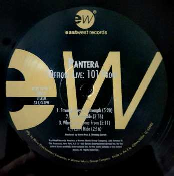 2LP Pantera: Official Live: 101 Proof