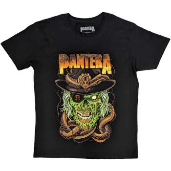 Merch Pantera: Pantera Unisex T-shirt: Snake & Skull (small) S