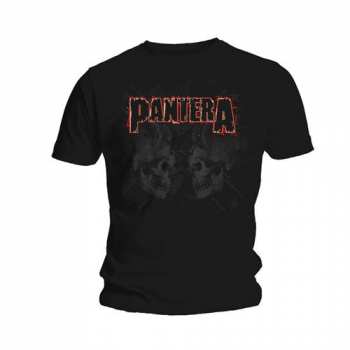 Merch Pantera: T-shirt Watermarked Skulls 