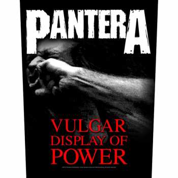 Album Pantera: Back patch Vulgar Display Of Power 