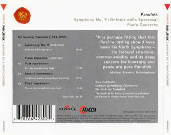 CD The London Symphony Orchestra: Symphony No. 9 (Sinfonia Della Speranza), Piano Concerto