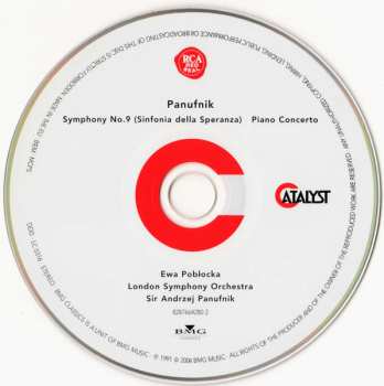 CD The London Symphony Orchestra: Symphony No. 9 (Sinfonia Della Speranza), Piano Concerto