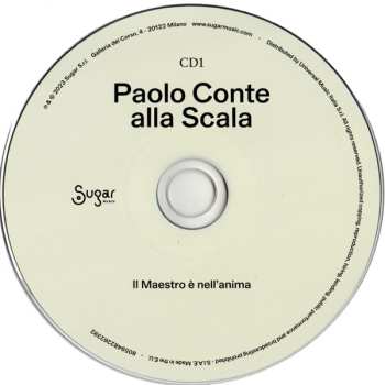 2CD Paolo Conte: Paolo Conte Alla Scala - Il Maestro È Nell'anima