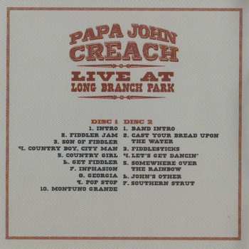 2CD Papa John Creach: Live At The Long Branch Park