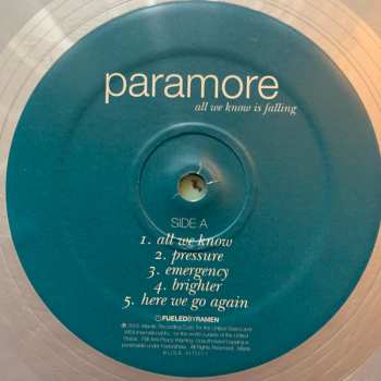 LP Paramore: All We Know Is Falling CLR