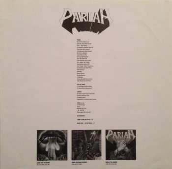 LP Pariah: Blaze Of Obscurity Ltd.
