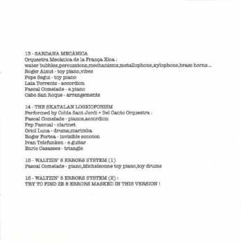 CD Pascal Comelade: El Pianista Del Antifaz