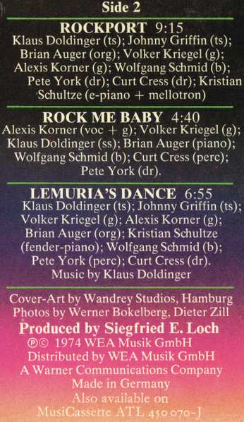 LP Volker Kriegel: Doldinger Jubilee Concert