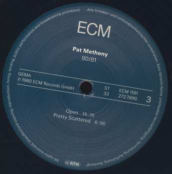 2LP Jack DeJohnette: 80/81