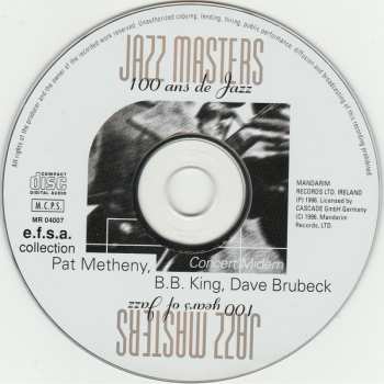 CD The Dave Brubeck Quartet: Jazz Masters (100 Ans De Jazz) - Concert Midem