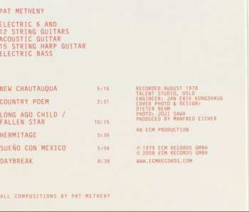 CD Pat Metheny: New Chautauqua