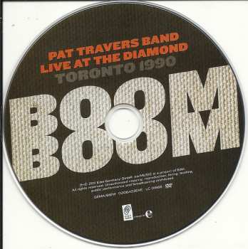 DVD Pat Travers Band: Boom Boom